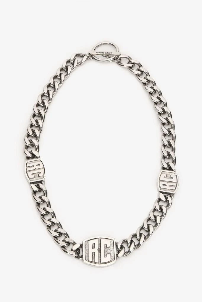 商品Roberto Cavalli|Roberto Cavalli RC Monogram Chain Necklace,价格¥3786,第1张图片