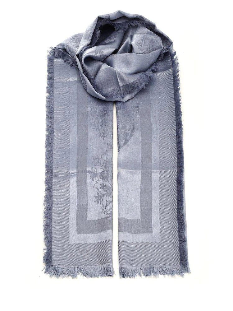 商品ETRO|Etro Patterned Jacquard Frayed-Edge Scarf,价格¥2488,第1张图片