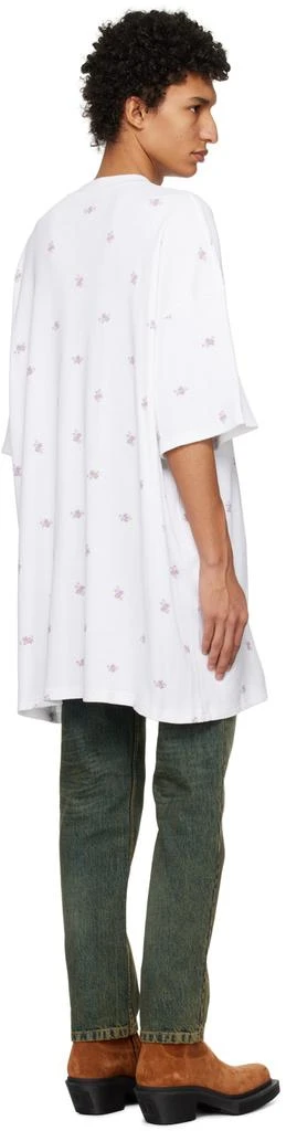 商品Martine Rose|White Print T-shirt,价格¥1180,第3张图片详细描述
