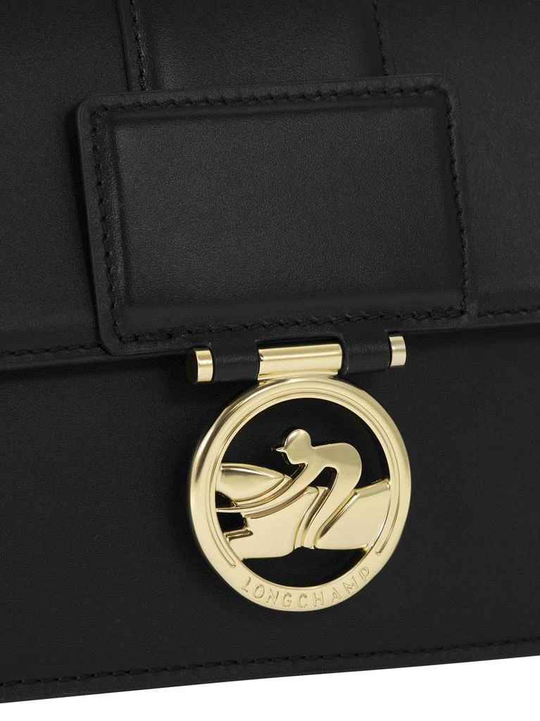 商品Longchamp|Longchamp Logo Plaque Fold-Over Crossbody Bag,价格¥2348,第5张图片详细描述