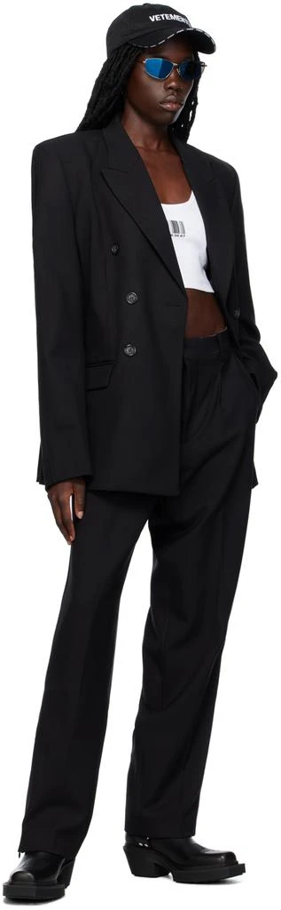 商品VTMNTS|Black Tailored Trousers,价格¥2674,第4张图片详细描述