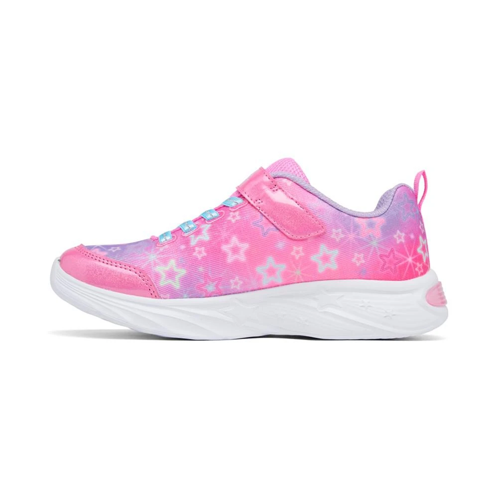 商品SKECHERS|Little Girls S Lights - Star Sparks Stay-Put Closure Light-Up Casual Sneakers from Finish Line,价格¥337,第3张图片详细描述