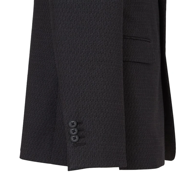 FENDI 男黑色 / 深灰色男士外套 FJ0853_AHBV_F09WY 商品