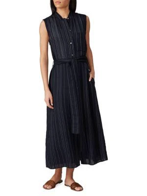 商品[二手商品] Vince|Drapey Stripe Midi Shirtdress,价格¥473,第1张图片