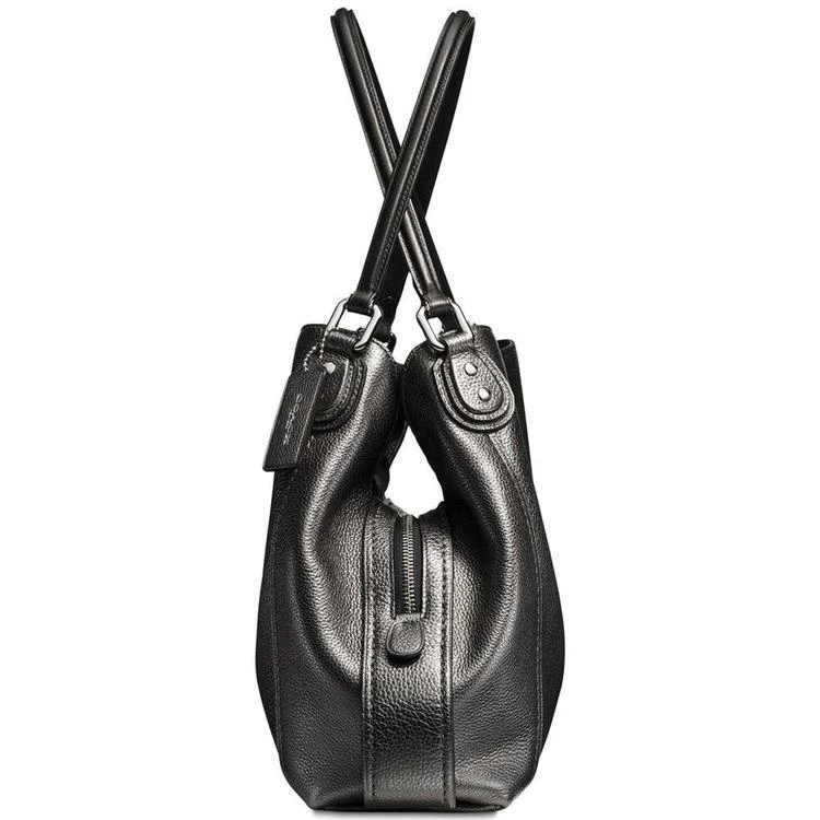 商品Coach|Edie Shoulder Bag 31 In Metallic Leather,价格¥1565,第4张图片详细描述