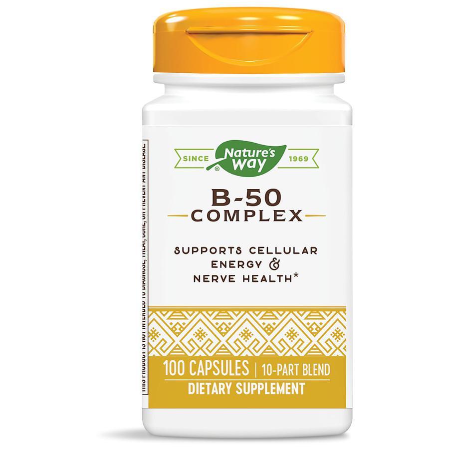 商品Nature's Way|Vitamin B-50 Complex Capsules,价格¥115,第1张图片