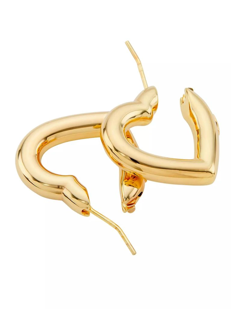 商品Saks Fifth Avenue|14K Yellow Gold Heart Hoop Earrings,价格¥9085,第3张图片详细描述