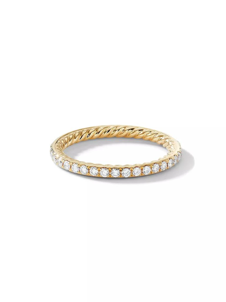 商品David Yurman|DY Eden Band Ring in 18K Yellow Gold,价格¥18856,第1张图片