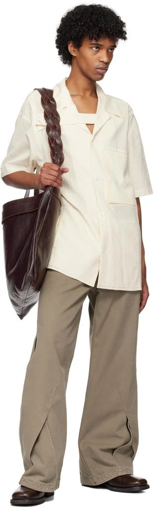 商品NULLUS|Off-White Dry Button Strap Short Sleeve Shirt,价格¥1976,第4张图片详细描述