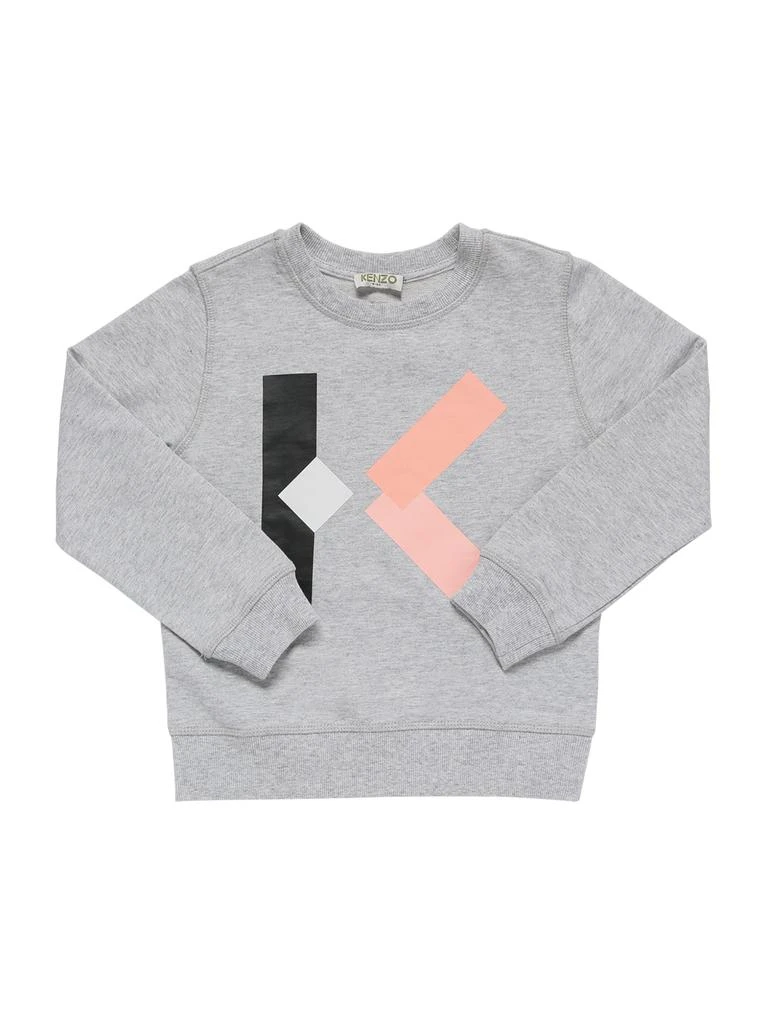 商品Kenzo|Logo Print Cotton Sweatshirt,价格¥710,第1张图片