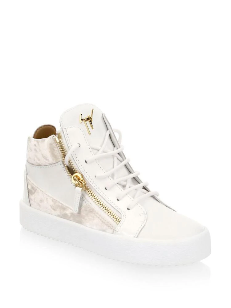 商品Giuseppe Zanotti|May London Leather Sneakers,价格¥2055,第1张图片