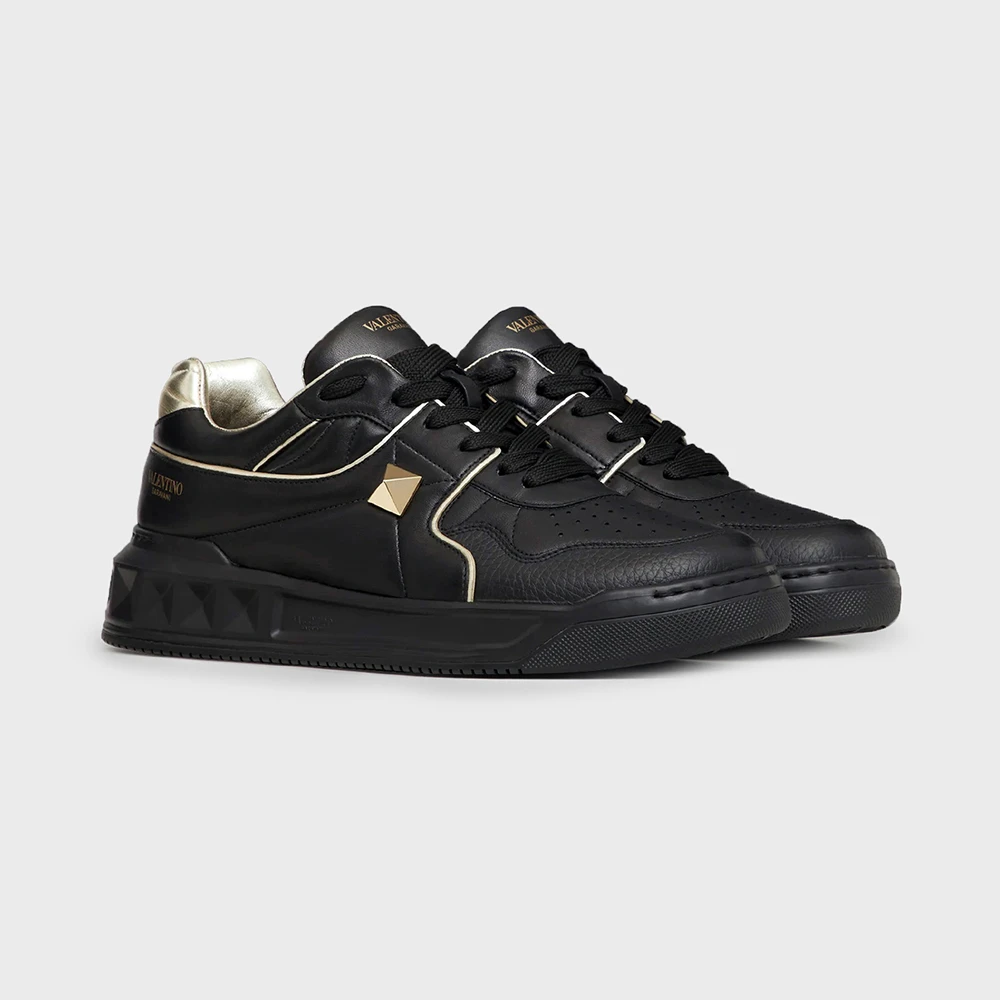VALENTINO 男士黑色皮革运动鞋 1Y2S0E71-RUS-ED6 商品