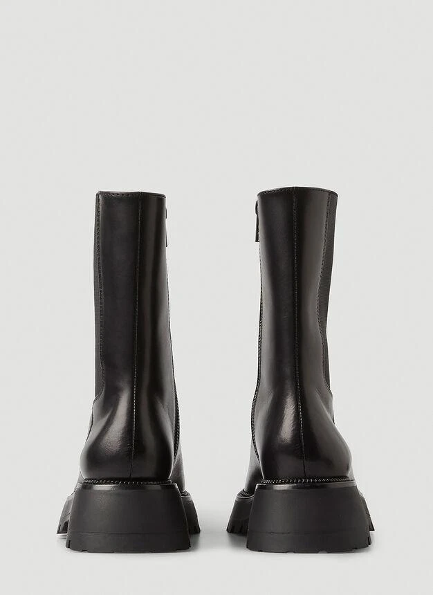商品Alexander Wang|Presley Mid Heel Boots in Black,价格¥3657,第4张图片详细描述