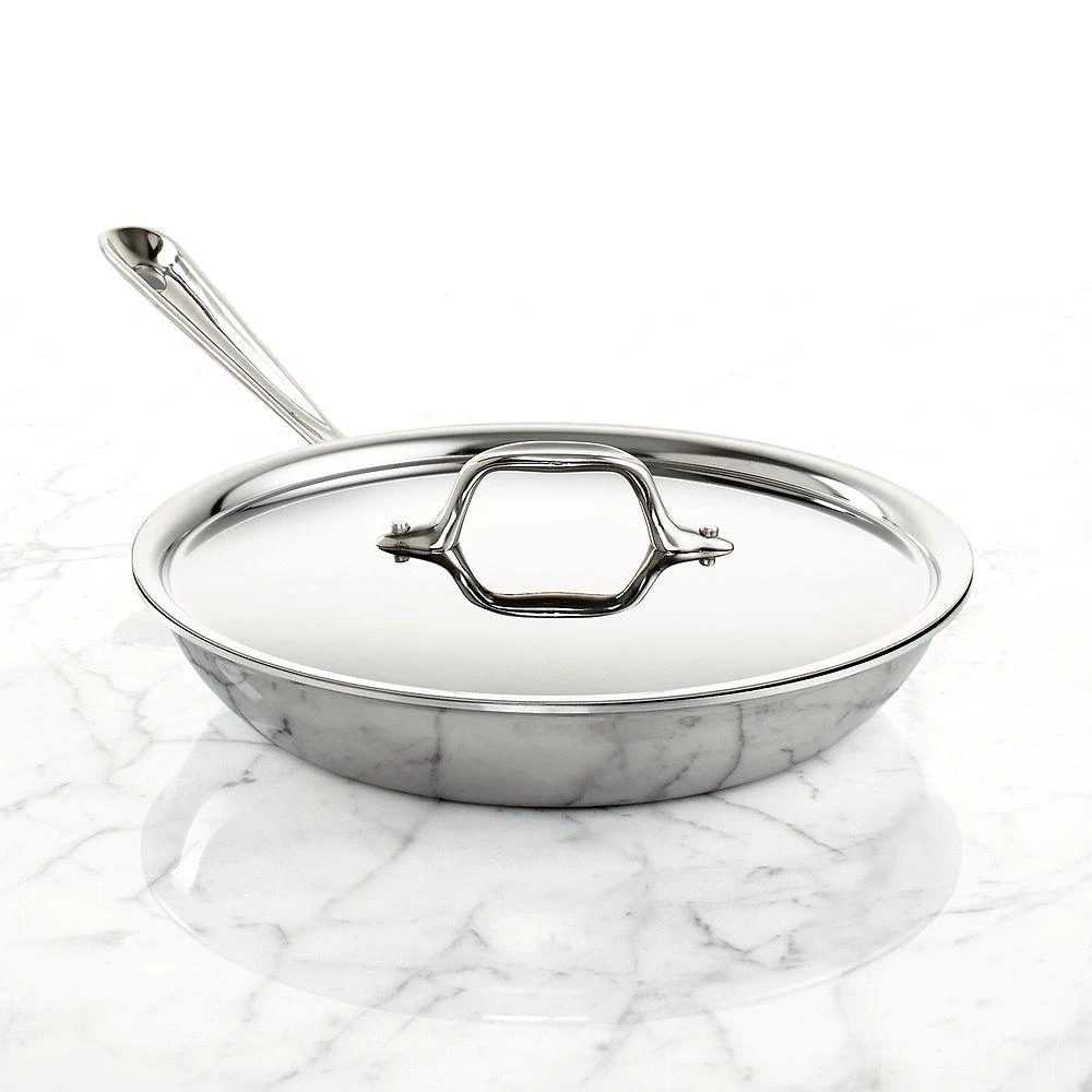 商品All-Clad|All Clad Stainless Steel 10" Fry Pan with Lid,价格¥1058,第1张图片