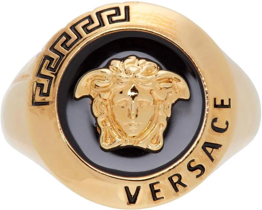 商品Versace|Gold Medusa Ring,价格¥1314,第1张图片