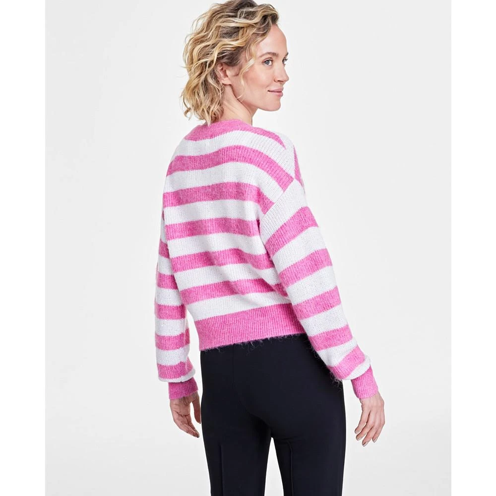 商品On 34th|Women's Striped Sequin Cardigan, Created for Macy's,价格¥178,第2张图片详细描述