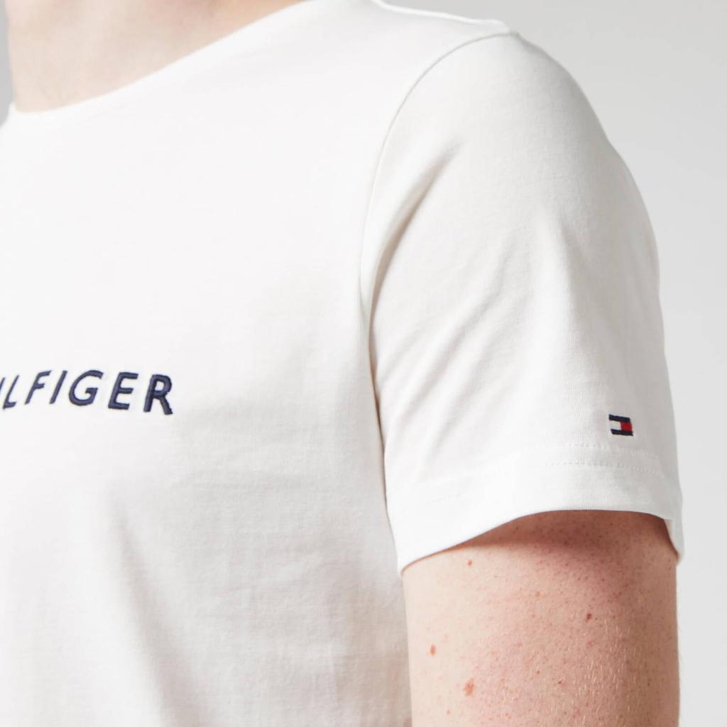 Tommy Hilfiger Men's Tommy Logo T-Shirt - Snow White商品第4张图片规格展示