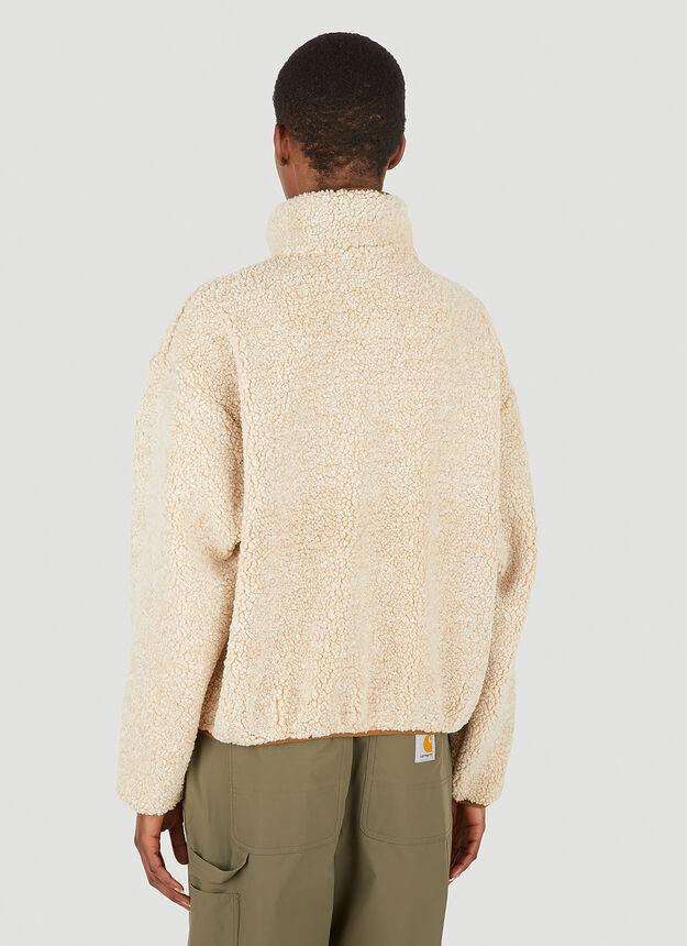 Ella Fleece Jacket in Beige商品第4张图片规格展示