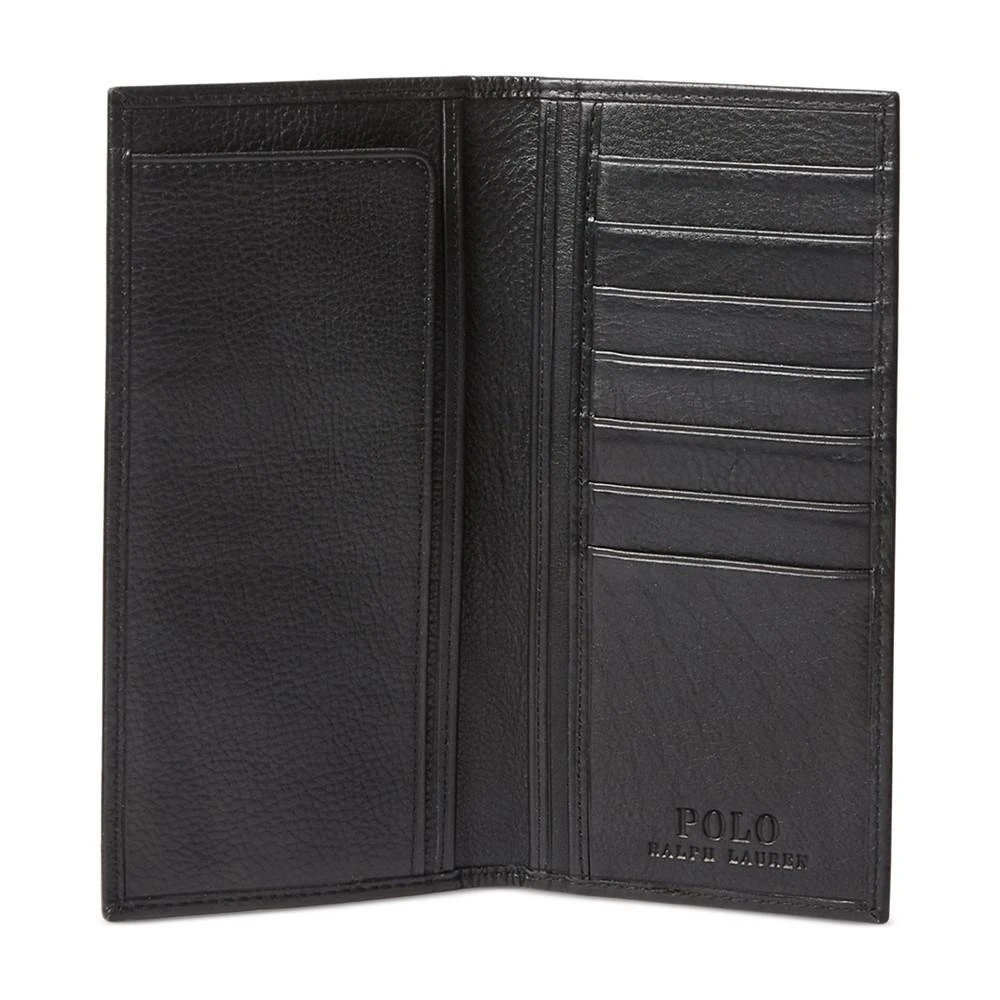 商品Ralph Lauren|Men's Pebbled Leather Narrow Wallet,价格¥859,第2张图片详细描述