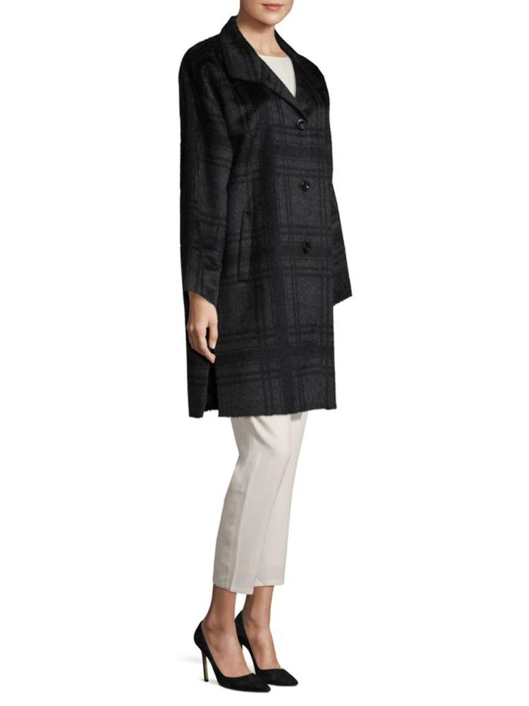 商品Eileen Fisher|Long Plaid Coat,价格¥3926,第3张图片详细描述