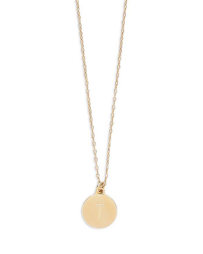 商品Kate Spade|T Mini Pendant Necklace, 17",价格¥316,第4张图片详细描述