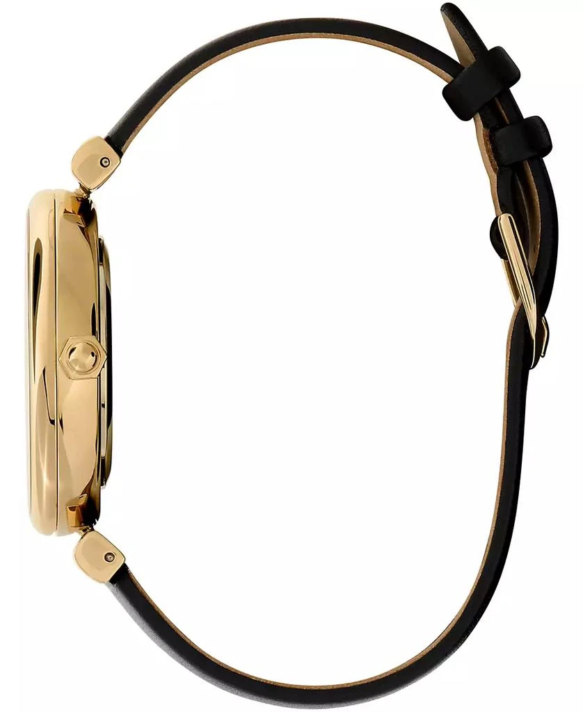 商品Olivia Burton|Women's Mini Bee Black Leather Strap Watch 36mm,价格¥824,第2张图片详细描述