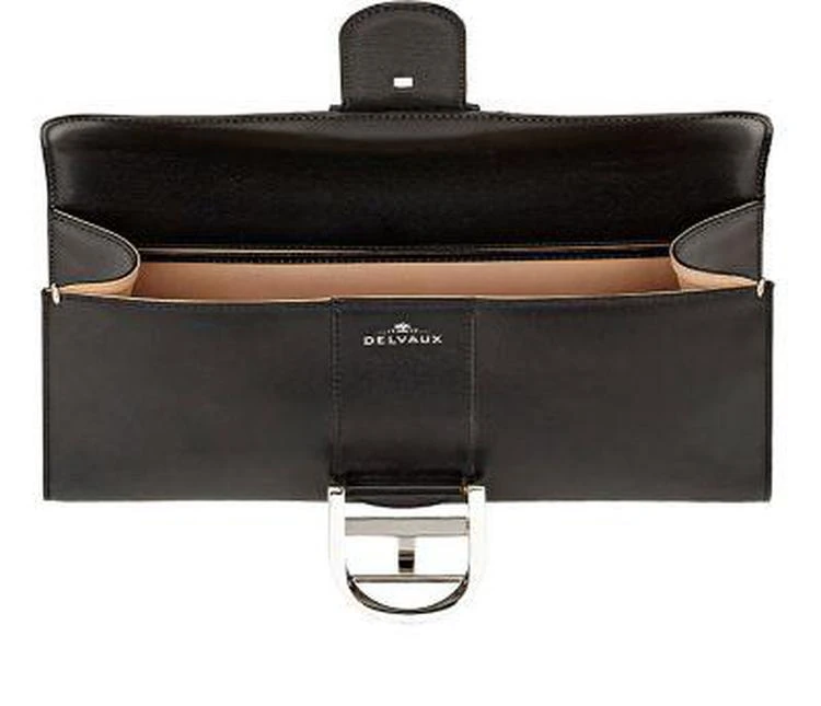 商品Delvaux|Brillant Leather Pochette,价格¥17309,第5张图片详细描述