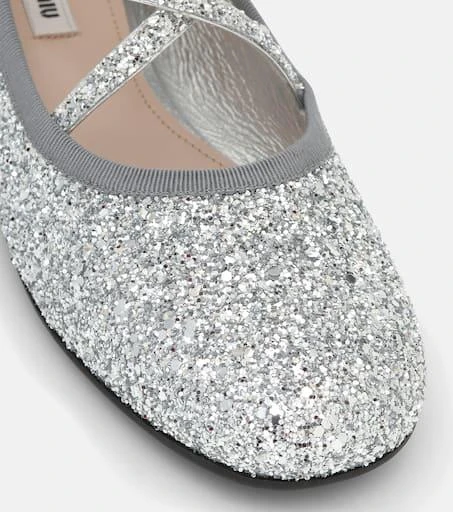 Glitter ballet flats 商品