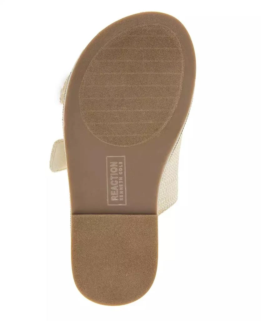 商品Kenneth Cole|Women's Sydney Two Band Jewel Buckle Flat Sandals,价格¥290,第5张图片详细描述