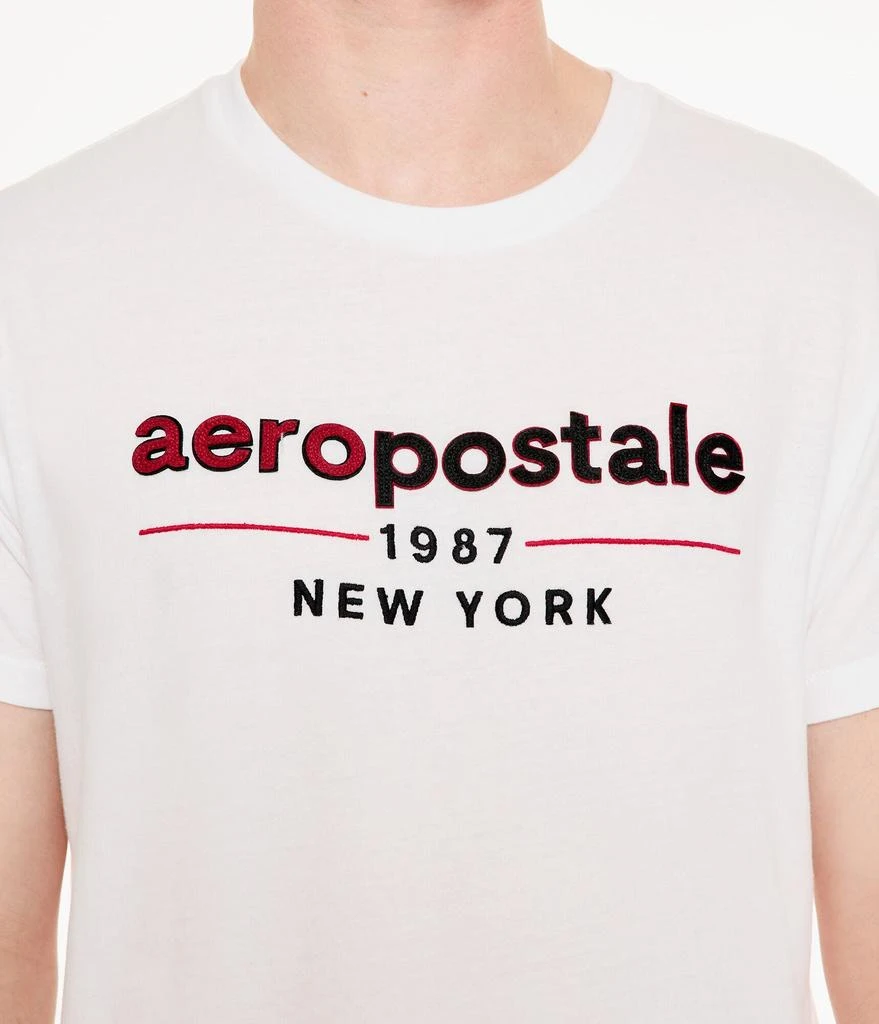 商品Aeropostale|Aeropostale Men's 1987 Logo Appliquac Graphic Tee,价格¥56,第3张图片详细描述