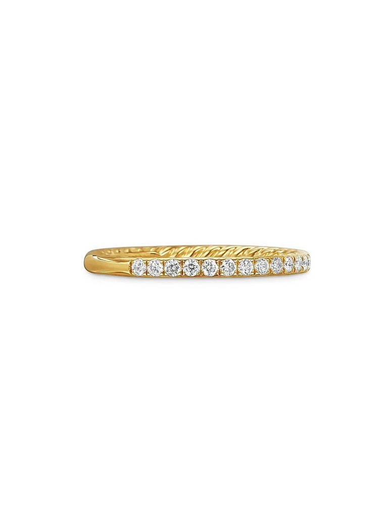 商品David Yurman|DY Eden Partway Band Ring in 18K Yellow Gold,价格¥11835,第1张图片