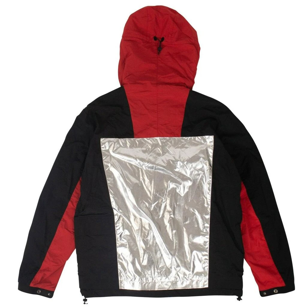 商品Marcelo Burlon|MARCELO BURLON x NBA Bulls Windbreaker Jacket - Black,价格¥898,第2张图片详细描述