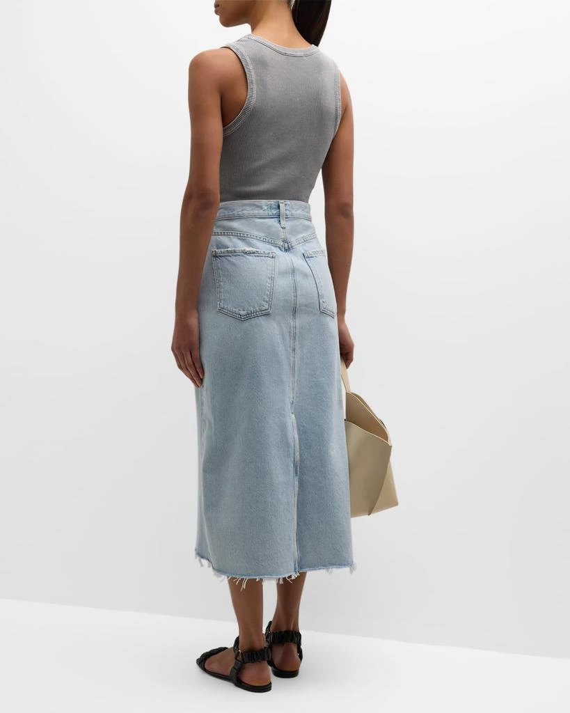 商品AGOLDE|Della Denim Midi Skirt,价格¥697,第4张图片详细描述