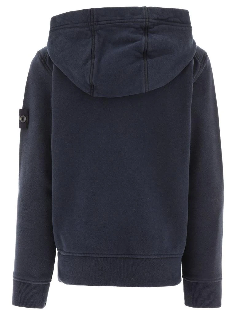 商品Stone Island Junior|Stone Island Junior Logo Patch Zip-Up Hoodie,价格¥1200,第2张图片详细描述