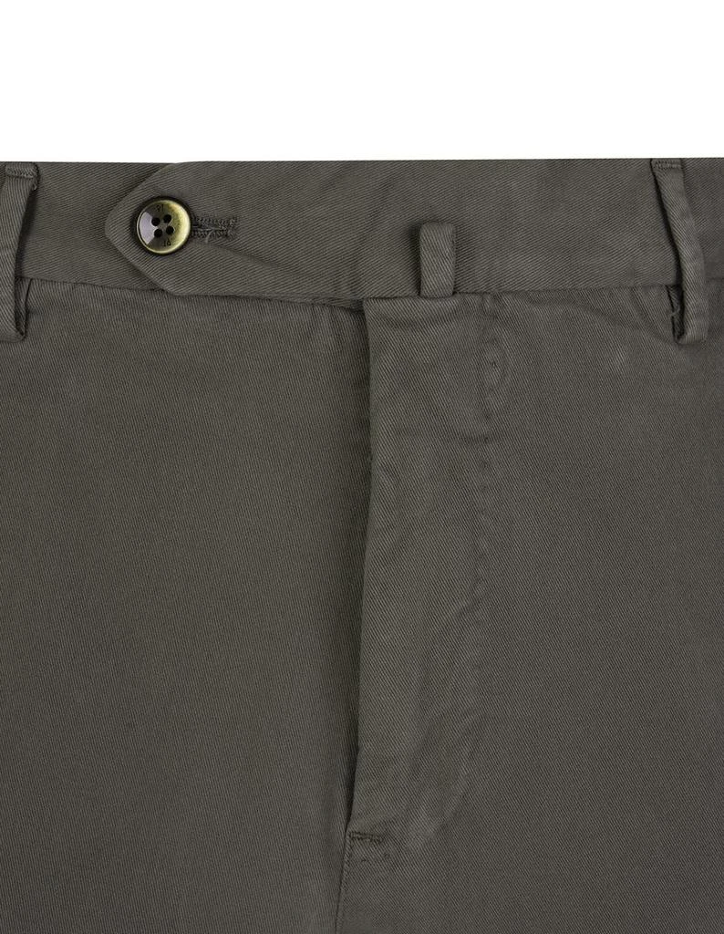 商品PT TORINO|PT TORINO Slim Fit Trousers In Military Stretch Cotton,价格¥1165,第3张图片详细描述
