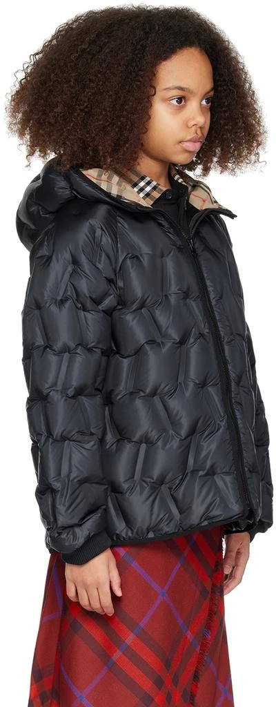 商品Burberry|Kids Navy Quilted Down Jacket,价格¥5202,第2张图片详细描述