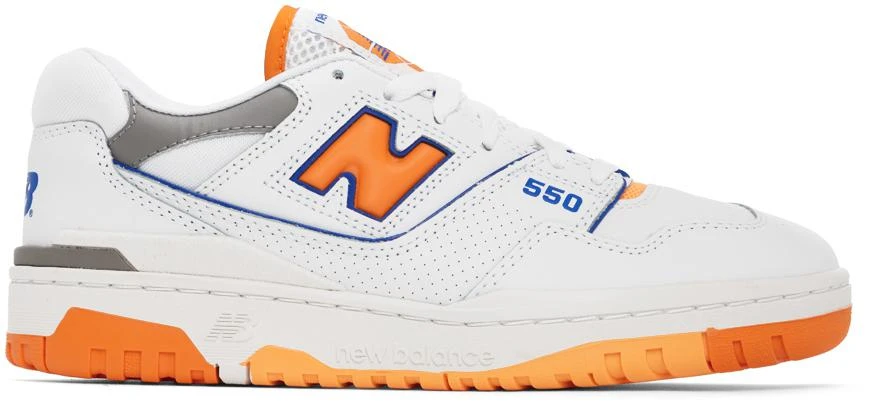 商品New Balance|White 550 Sneakers,价格¥555,第1张图片