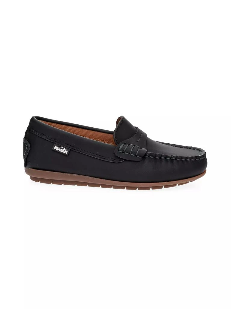 商品Venettini|Little Boy's & Boy's Rocco Leather Moccasins,价格¥393,第2张图片详细描述