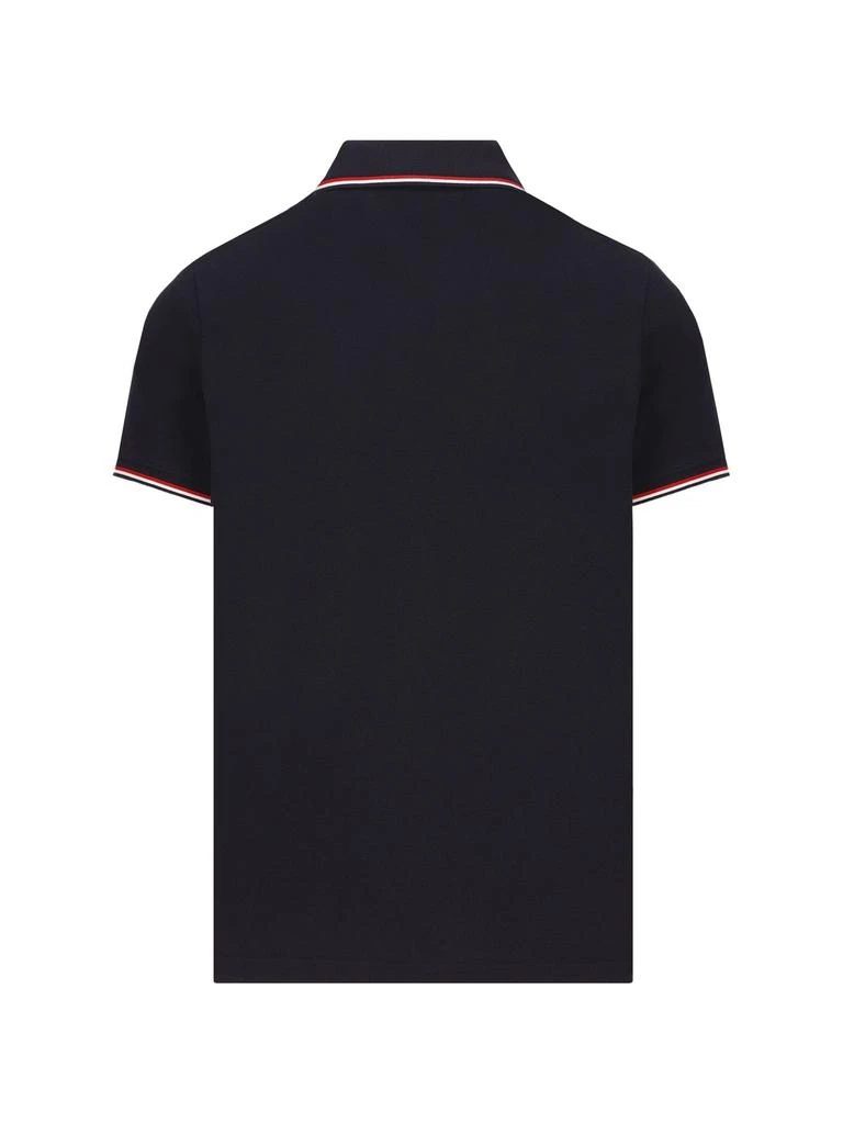 商品Moncler|Moncler Logo Patch Short-Sleeved Polo Shirt,价格¥2716,第2张图片详细描述