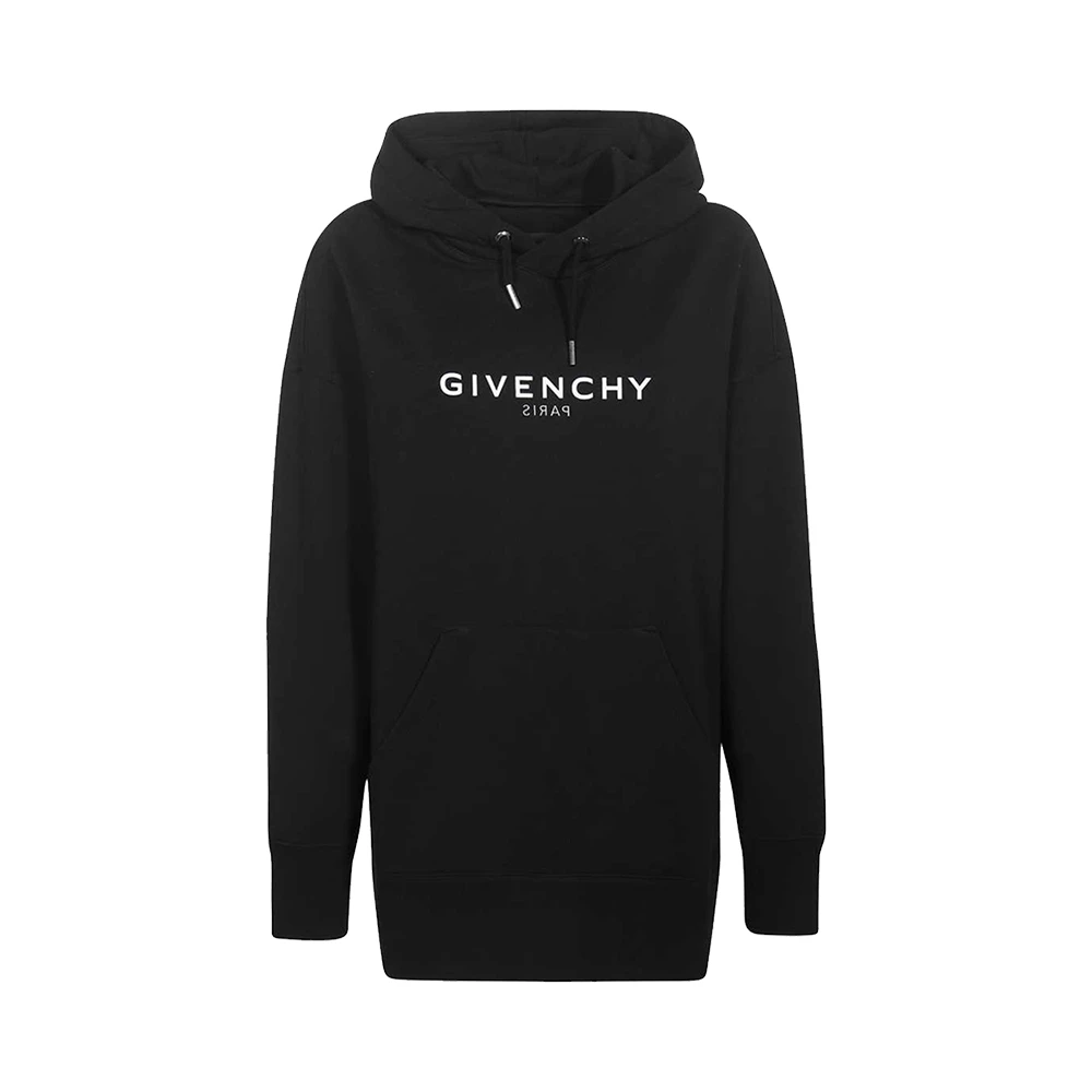 商品Givenchy|GIVENCHY 女士黑色棉质连帽卫衣 BWJ01Z3Z5W-001,价格¥5591,第1张图片