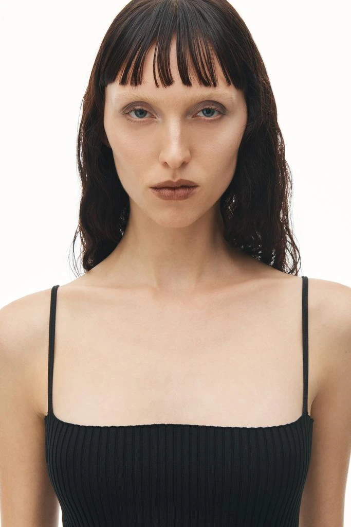 商品Alexander Wang|Logo Maxi Dress in Techno Rib Knit,价格¥1038,第5张图片详细描述