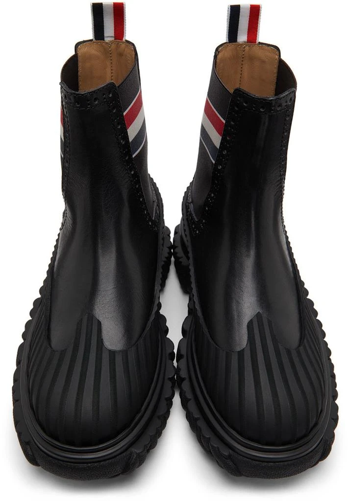 商品Thom Browne|Black Duck Chelsea Boots,价格¥3330,第5张图片详细描述