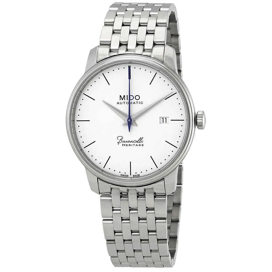 商品MIDO|Baroncelli III Automatic White Dial Men's Watch M0274071101000,价格¥5662,第1张图片
