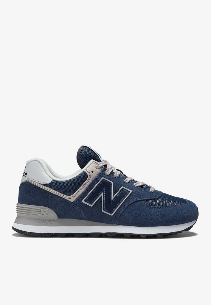 商品New Balance|574 Core Low-Top Sneakers in Navy with White,价格¥1214,第1张图片