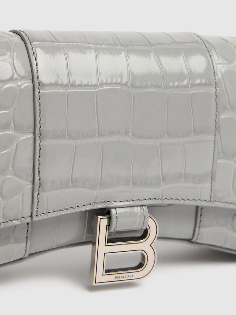 商品Balenciaga|Hourglass Leather Wallet On Chain,价格¥13533,第3张图片详细描述