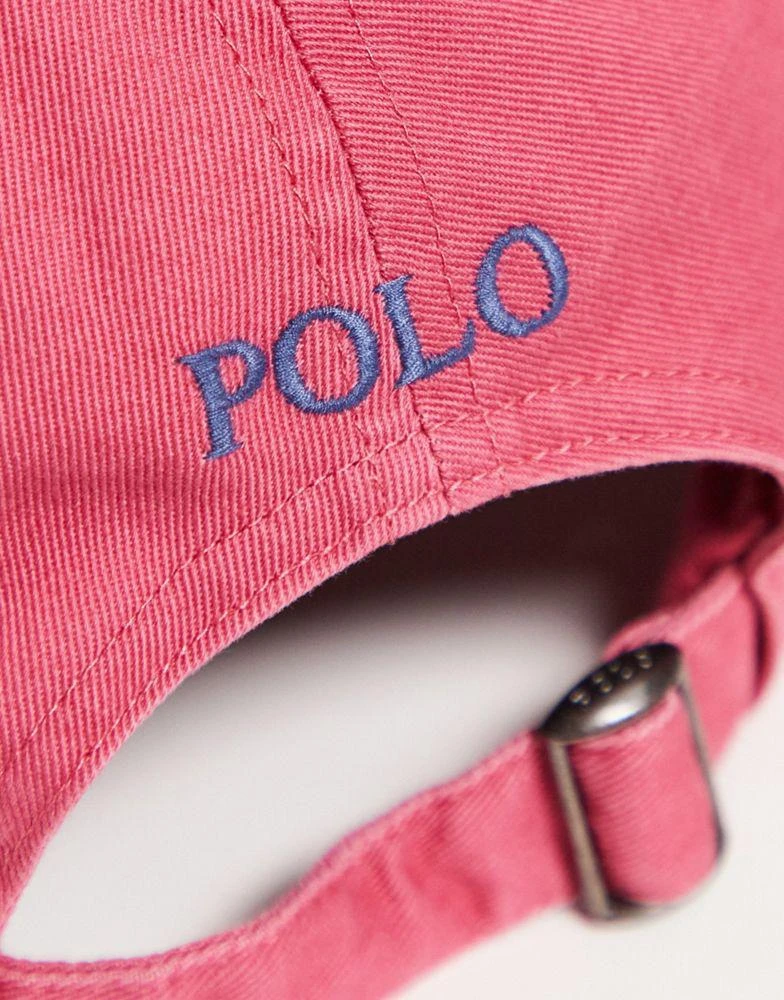 商品Ralph Lauren|Polo Ralph Lauren cap in light red wash with pony logo,价格¥410,第4张图片详细描述