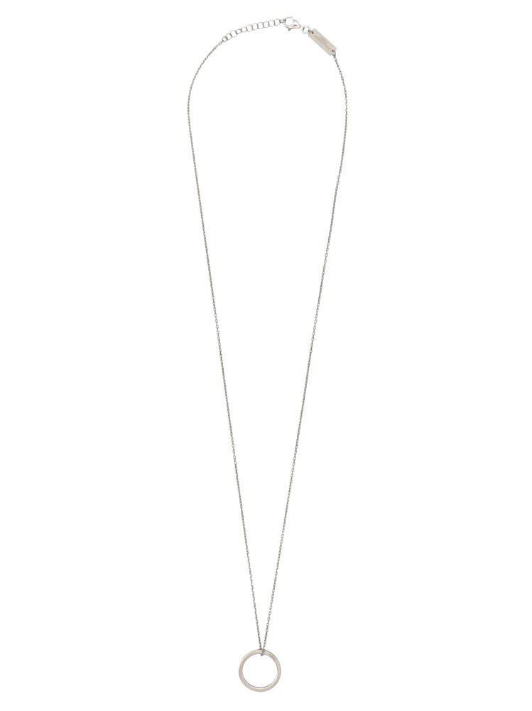 商品MAISON MARGIELA|Maison Margiela Ring-Pendant Detailed Necklace,价格¥2131,第1张图片