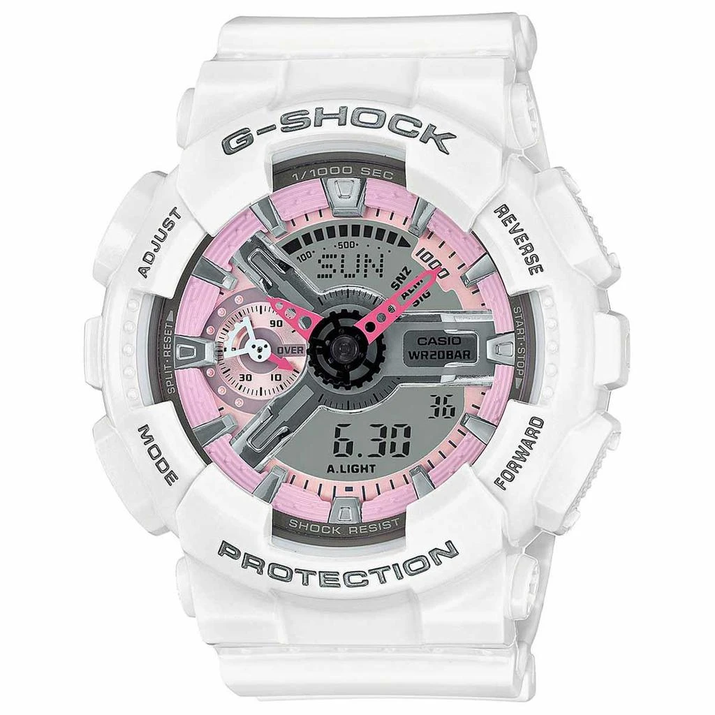 商品Casio|Casio Women's Alarm Watch - G-Shock S Series Dive Ana-Digi Grey Dial | GMAS110MP-7A,价格¥649,第1张图片