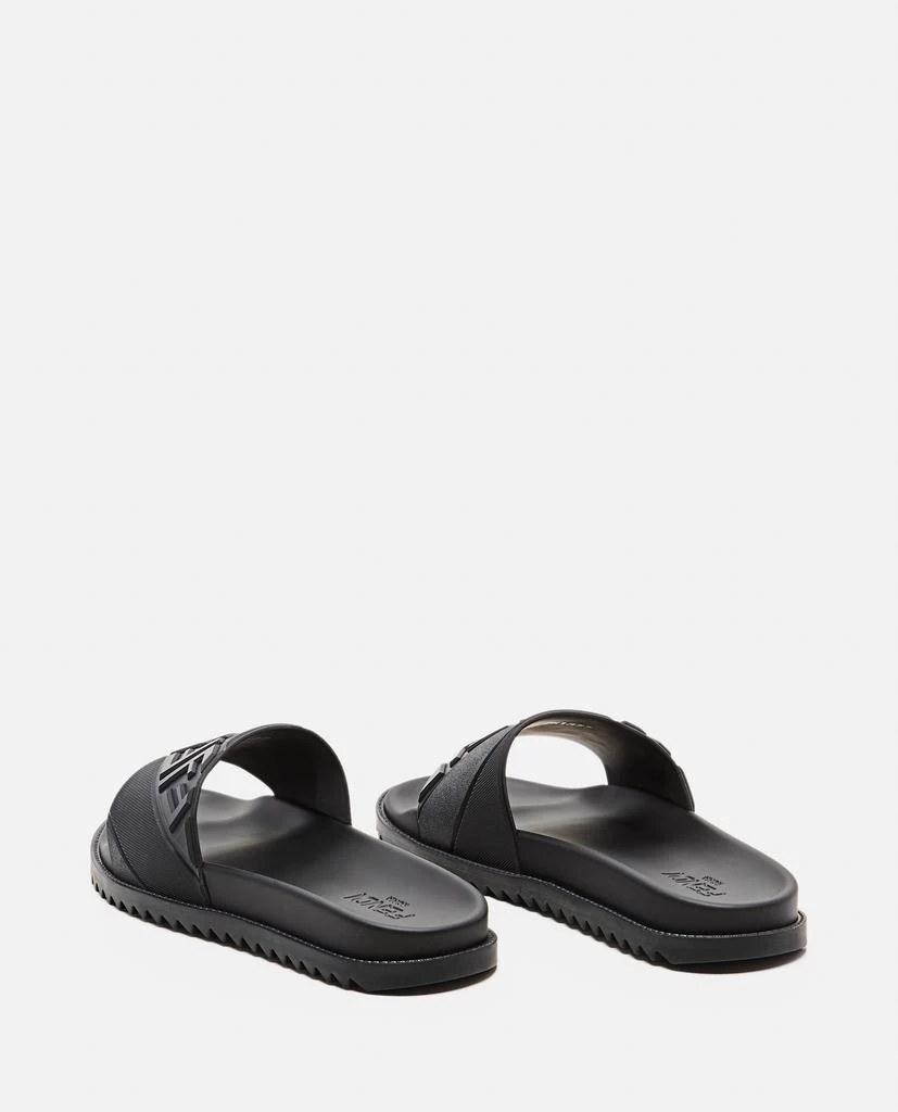 商品Fendi|LOGO PRINT RUBBER SLIPPERS,价格¥3096,第3张图片详细描述