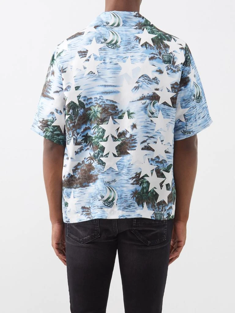 商品AMIRI|Short-sleeved tropical-print silk-twill shirt,价格¥4789,第5张图片详细描述